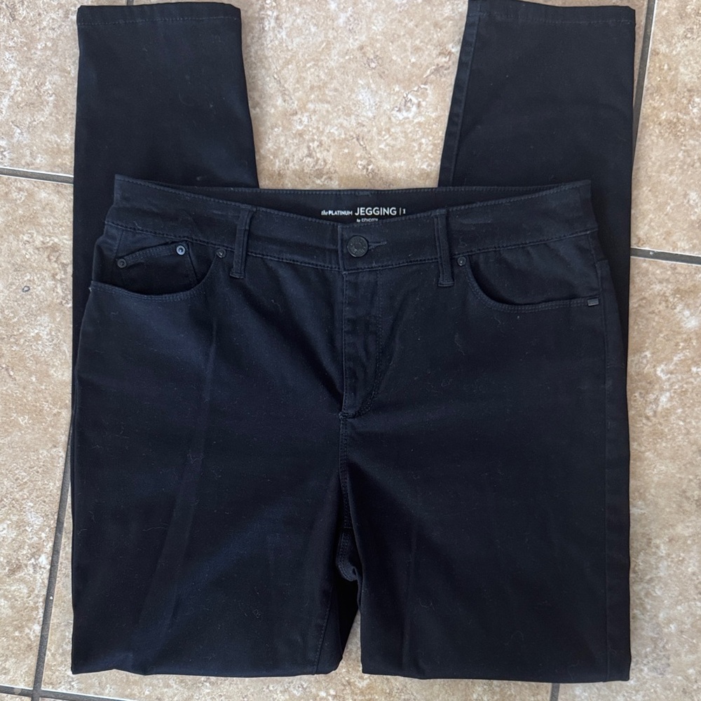 Chico’s Black platinum jeggings